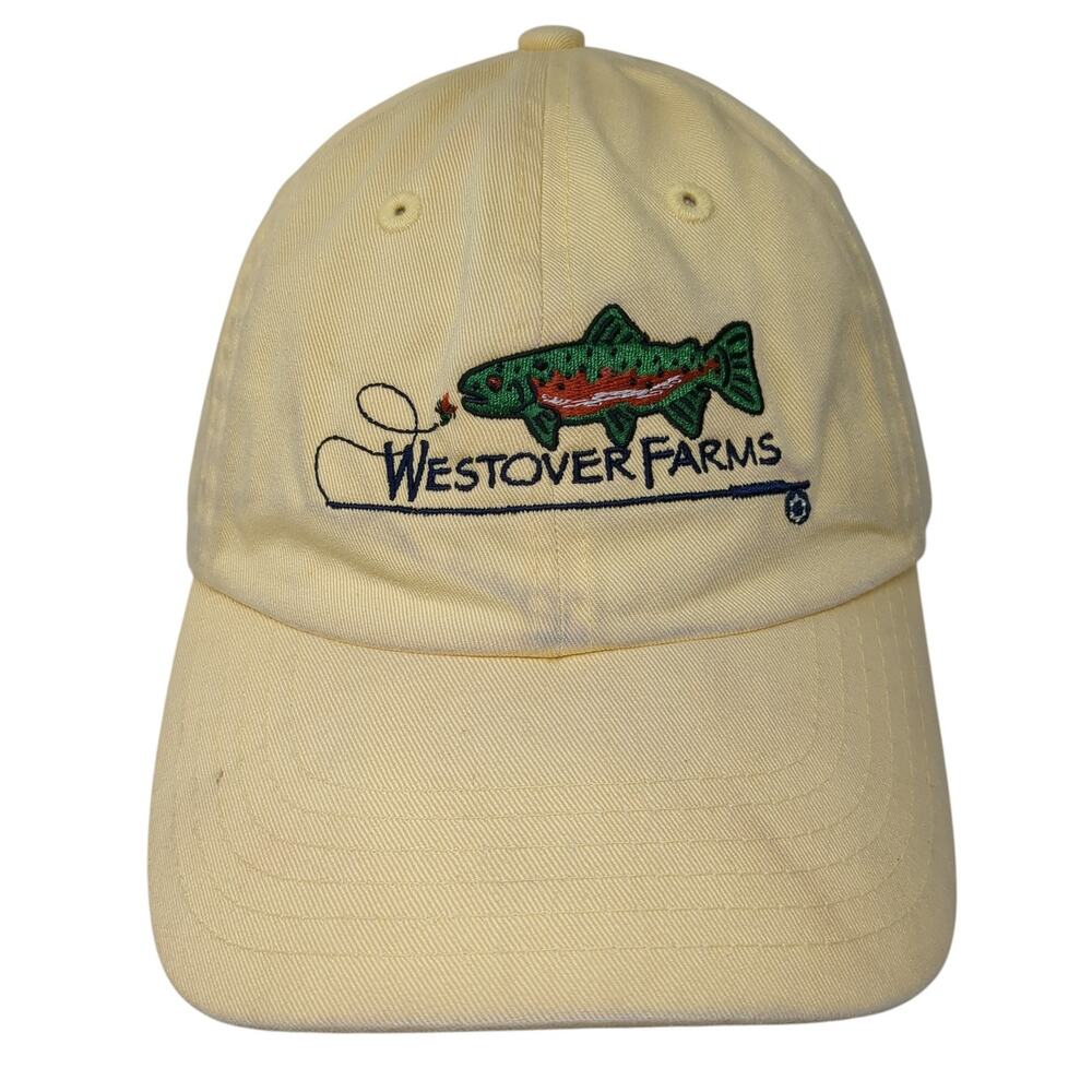 Westover Farms Slideback Hat Yellow One Size Embroidered Imperial